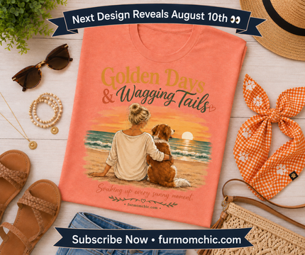 Fur Mom Chic Tee + Bandana Subscription (Shipping Included)